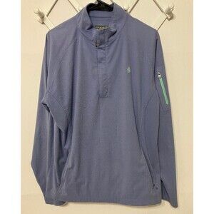 Peter Millar 1916 Pinecone Woman's Lavender Crown Sport 1/4 Zip Golf Jacket M